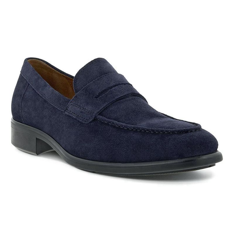 Zapatos Slip-On Ecco Citytray Para Hombre,Azules,295087-KAE